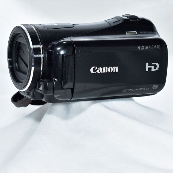 Canon VIXIA HF M40 16GB Flash Memory Camcorder HD Video 10x Optical Zoom 64GB SD - Picture 3 of 12
